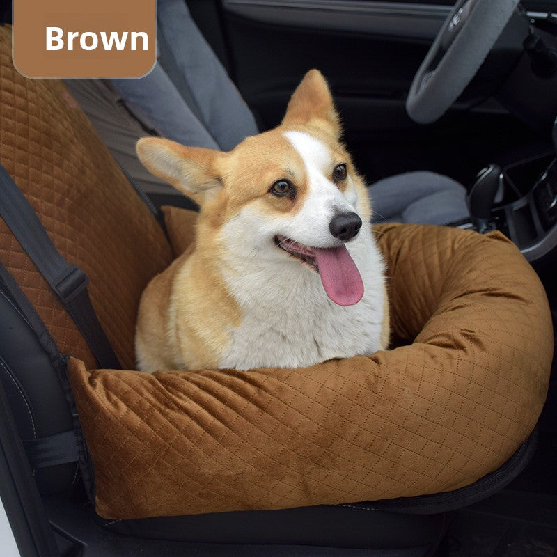 Dual-Purpose Removable Pet Car Seat Cushion