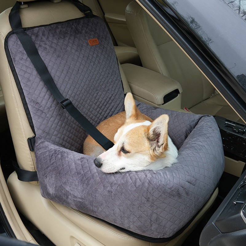 Dual-Purpose Removable Pet Car Seat Cushion