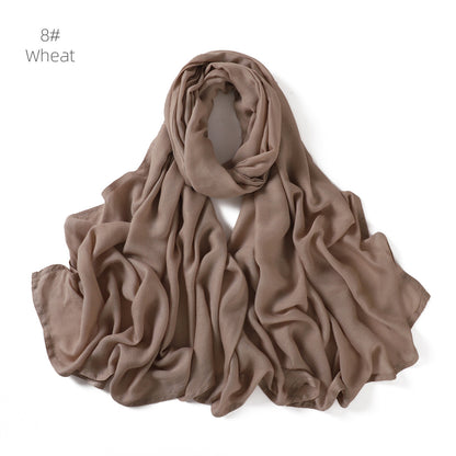 Cotton breathable shawl, ladies' scarf, headscarf