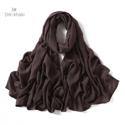 Cotton breathable shawl, ladies' scarf, headscarf